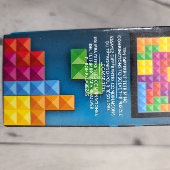 TETRIS 108 Piece Puzzle Tetrimno Tangle Braintease - Picture 5 of 10